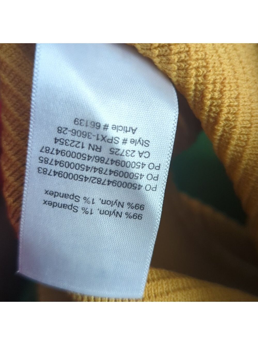 BABATON SCULPT KNIT TANK in MUSTARD, XS - Picture 6 of 6